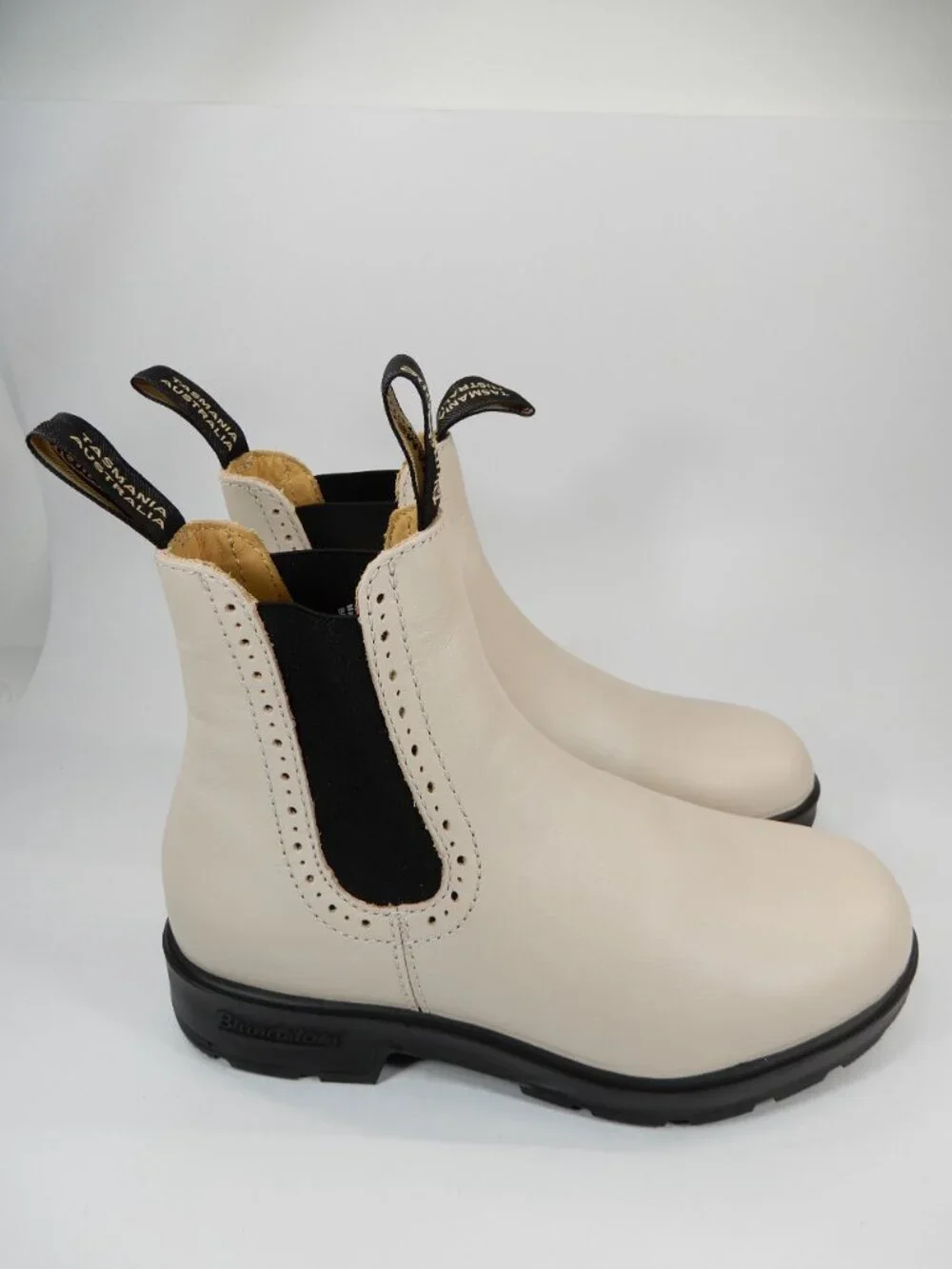 Blundstone Originals #2156 Women's High Top Boots US Size 7 Pearl Leather NEW - Picture 5 of 16
